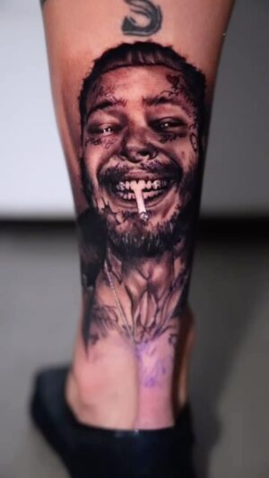Cody Garbrandt Instagram - The homie @jessedv8 killed this @postmalone  portrait!!