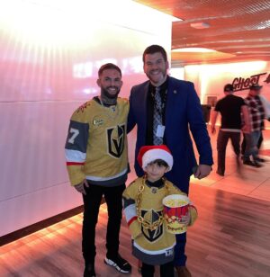 Cody Garbrandt Instagram - Thank you @vegasgoldenknights @christian__hauser for having us out last night!! #goldenknights #vegas
