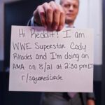 Cody Runnels Instagram - He's here to answer all your burning questions 🔥 Join @americannightmarecody for a Reddit AMA, Monday at 2:30pm ET in r/squaredcircle.