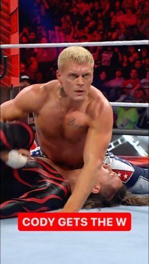 Cody Runnels Instagram - @americannightmarecody finally gets a victory over @shinsukenakamura! 🔥🔥🔥 #WWERaw