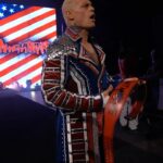 Cody Runnels Instagram - @americannightmarecody gives a birthday present to a member of the WWE Universe at #WWEMoline! 🎁