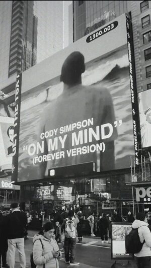 Cody Simpson Instagram - Times Square, New York City. #OnMyMindForever