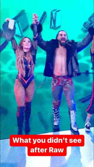 Colby Lopez Instagram - @wwerollins is a proud husband 🤗