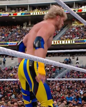 Colby Lopez Instagram - @wwerollins vs. @loganpaul was one of #WrestleMania Saturday’s most insane matches! 🔥