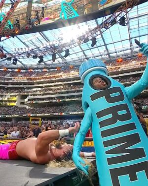 Colby Lopez Instagram - @wwerollins vs. @loganpaul was one of #WrestleMania Saturday’s most insane matches! 🔥