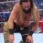 Colby Lopez Instagram - After a BRUTAL match against @shinsukenakamura, World Heavyweight Champion @wwerollins retains. 😮‍💨🏆 #WWEPayback