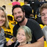 Cole Hauser Instagram - Amazing night with fam @warriors championship gm. Off to Boston for a 4th title @cynhauser @colthauser_ ❤️