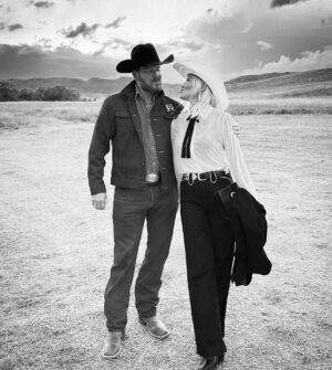 Cole Hauser Instagram - Date night in the wilderness with my lady @cynhauser Thanks to @codyjinks for coming out to #montana to support @sofwarriorfnd and @tunnel2towers @freereincoffeecompany
