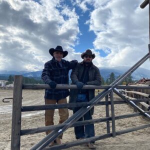 Cole Hauser Instagram - My pardner in crime. @forriejsmithcowboy @yellowstone @paramountnetwork S4