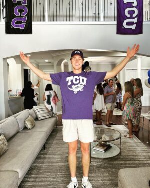 Cole Hauser Instagram - So very proud of my first born boy. Can’t wait to see your next chapter in your life @ryhauser @texaschristianuniversity keep a eye on my other boy going to @imgafootball @nickvenezia10 go gettem killer!