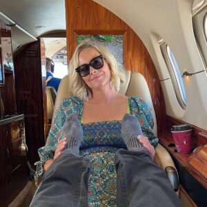 Cole Hauser Instagram - After a long week of being on my feet working, my amazing wife woke me to rub my feet on our way to @calgarystampede . Your the best @cynhauser see ya in a bit Canada 🍁