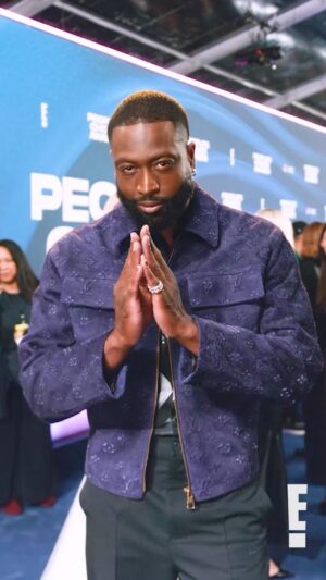 Cole Walliser Instagram - D-WADE came correct at this years People’s Choice Awards! I dug the purple outfit and stoked he came up with the prayer / namaskar pose cause I defintiely didn’t want to suggest him shooting a basketball (lol can you imagine? 😂) He was so rad, and I’m always astonished, grateful and humbled at the idea of him being familar with my content. I know he isn’t playing anymore, but to me he’s the Miami Ambassador, so LET’S GO HEAT!! Or you got The Nuggets!!?? Tell me below who you got! #dwaynewade #colewalliser #miamiheat #PeoplesChoice #livefrome #glambotbts