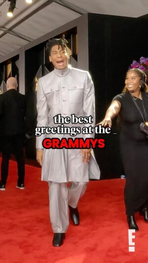 Cole Walliser Instagram - THE BEST GREETINGS AT THE GRAMMYS. There’s a lot of talk about Hi’s and Bye’s at the GlamBOT so here are some of my favorite hellos at the Grammys this year. Who was you fav!!? I know mine!! ☺️☺️ #glambotbts #livefrome