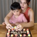 Coleen Garcia-Crawford Instagram - It was my birthday last Sundayy and Amari was even more excited than I was. 😄 His favorite part in any birthday party is always the cake! Can you relate? 😂 With the new and improved Red Ribbon Dedication Cake, birthdays are made more colorful. 💕 You get that rich chocolate goodness, with the prettiest of colors! 🌈 #RainbowFilledChocoLoadedBirthdays #RedRibbonRainbowDedicationCake @redribbonbakeshop Manila, Philippines