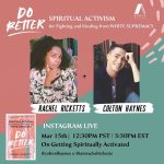 Colton Haynes Instagram - Join @iamrachelricketts & I tmrw @ 12:30pm PST on IG Live! Grab ur copy (or 10) & come hang out with us!