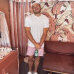 Colton Underwood Instagram - 50 shades of pink & some photos from the weekend