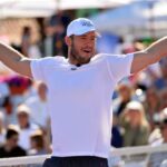 Colton Underwood Instagram - music is a form of therapy for me. so it was my honor to play in Desert Smash this year to support the @playingforchangefoundation - the foundation was established to create positive change through music and arts education. Their work engages marginalized youth in diverse communities around the world, primarily located in low and lower-middle income countries. These communities are home to great cultural wealth, which they use to create educational and social opportunities. La Quinta Resort Tennis Club