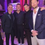Colton Underwood Instagram - incredible evening for the @aliforneycenter - an amazing organization helping youth LGBTQ+ find safety and love. celebrating their 20th year impacting and changing lives. 1.5 million raised. thank you @p448 for hosting an incredible table and the work you’re doing with your company. truly walking the walk. Cipriani Wall Street