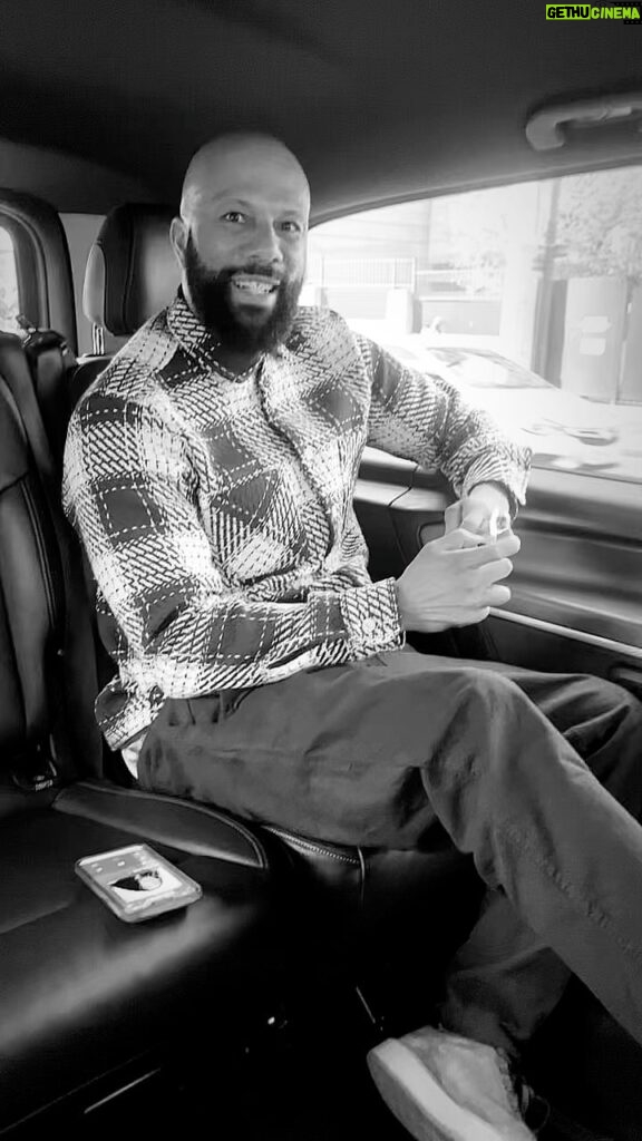 Common Instagram - Relaxing and excited at the same time headed to the #Silo premier. It debuts on May 5th on @appletv +!