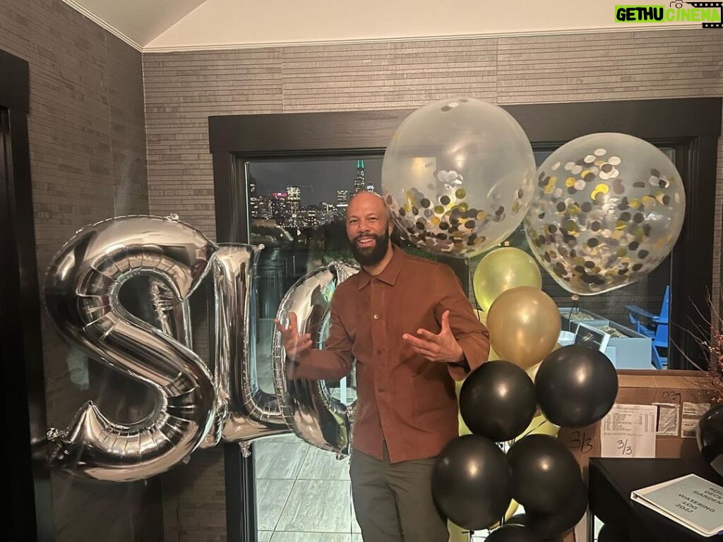 Common Instagram - Thanks to my family and friends that gave me a surprise #Silo release watch party over the weekend. Y’all alright in my book!