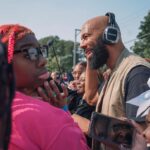 Common Instagram - Last week, I joined the exceptional students, faculty, and families of @artinmotionchi on the south side of Chicago for our Community Day. It’s an honor to hang with the students and see the school blossom and thrive! Special thanks to Dr. Andrew Abraham and the whole @drinkorgain team for joining us and getting a glimpse into the future of AIM.