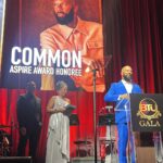 Common Instagram - Last night I was really happy and grateful to have been honored with the Newcomer Award at Black Theatre United’s (BTU) @blacktheatreunited Honoree Gala. Receiving this award is a great privilege to me as, from a young age, I have always aspired to do theatre. This year those dreams came true when I was given the opportunity to star alongside Stephen McKinley Henderson @stephenmckinleyhenderson in ‘Between Riverside and Crazy’ on Broadway. Being honored alongside amazing individuals such as Samuel L Jackson @samuelljackson and LaTanya Richardson Jackson @ltjackson_ , Kandi Buruss @kandi , Dr Indira Etwaroo @indiraetwaroo and Dr N Anthony and Robyn Coles is so inspiring and it is a huge privilege to be witness to all the creativity and love that all the honorees and everyone at BTU inspires. Seeing the ways that BTU is opening doors for young aspiring black actors and creators in theatre is amazing and I’m looking forward to seeing what more I can do to bring more black and brown people to the theatre in the future. Thank you BTU for opening those doors, we honour you!