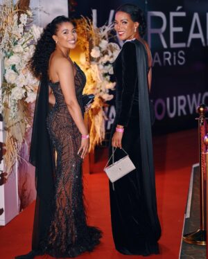 Connie Ferguson Instagram - Former Miss What What and former Miss What What you cav?🤪😂❤️

My Sis @houseoftshegofatso and I went out to play with other children on Sunday, where a new Miss South Africa @official_misssa was crowned. A big congratulations to @natasha_joubert . May she shine and excel in her new role!❤️

📷 @_rtcstudios 
💄@vuyovaroy
👗 @ngahnyembe