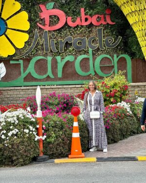 Connie Ferguson Instagram - Just a girl lost in the MIRACLE GARDEN.😍
