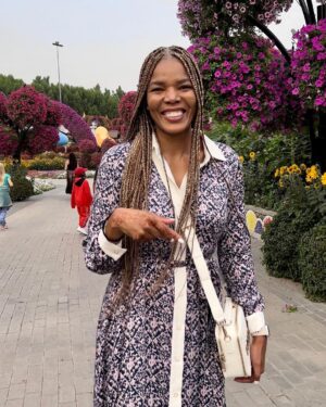 Connie Ferguson Instagram - Just a girl lost in the MIRACLE GARDEN.😍