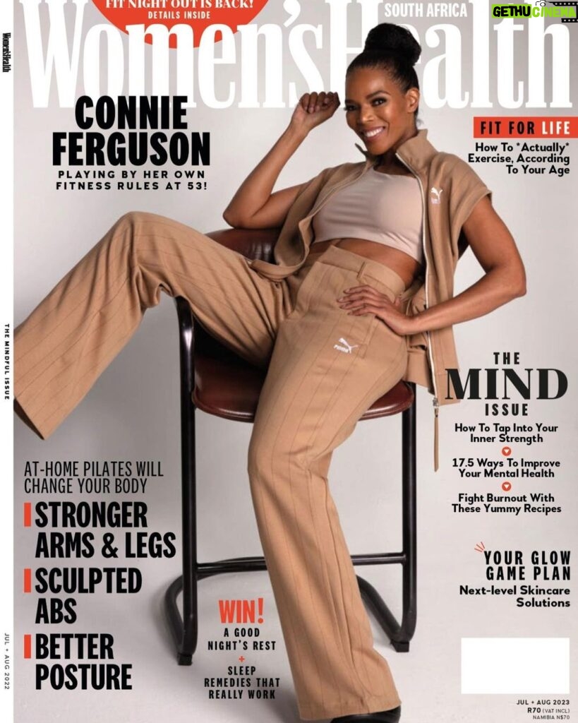 Connie Ferguson Instagram - “The direction of your focus is the direction your life will move. Let yourself move toward what is good, valuable, strong and true.” ~ Ralph Marston #mondaymotivation #covergirl #womenshealthmag #iconniecfit #spiritmindbodyhealth❤️