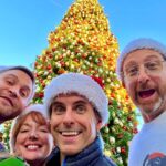 Cooper Barnes Instagram - Keep off the grass. 🎄 #Friendmas The Grove