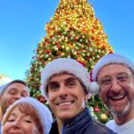Cooper Barnes Instagram - Keep off the grass. 🎄 #Friendmas The Grove