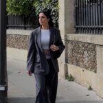 Coralie Porrovecchio Instagram - Coup de cœur pour cet ensemble tailleur de chez Zara, vous validez ? 🤍