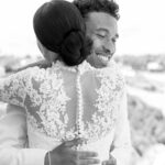 Coralie Porrovecchio Instagram - Merci à tous d’avoir sublimé notre soirée hier ! Vous avez fais de notre mariage une soirée mémorable. Merci aussi pour tous vos messages 🤍 Merci à @alibakhtiardesigns d’avoir organisé cette soirée de rêve pour nous et nos invités. Et surtout merci à mon mari d’être le plus bel être sur cette terre ❤️