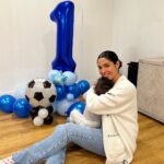 Coralie Porrovecchio Instagram - Joyeux anniversaire à toi mon deuxième amour de ma vie . Je te souhaite de pouvoir entreprendre tout ce dont tu rêves mais je te souhaite avant tout, une santé de plomb tout au long de ta vie. Toi, avec ton frère avez changé ma vie. Je t’aime d’un amour impossible 🤍 Ta maman qui t’aime 💙