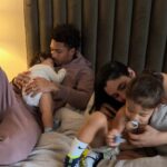 Coralie Porrovecchio Instagram - Meilleur réveil au monde avec mes beautés 🥺💛
