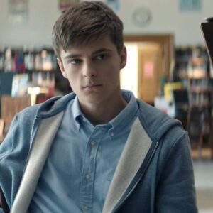Corey Fogelmanis Instagram - August 2nd on @hulu #IntoTheDark: School Spirit 😈😈