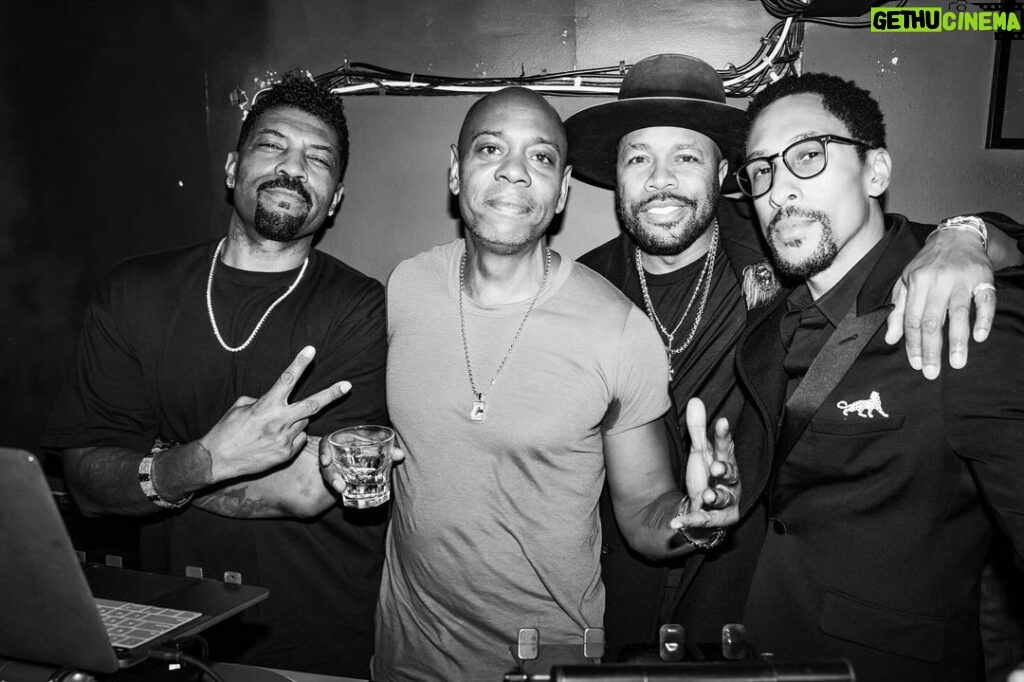 D-Nice Instagram - Last night, we ended the night celebrating the birthday of @deoncole. I vaguely remember me singing @earthwindandfire’s Love’s Holiday. 😂😂😂 Vibes! Yeah… we were lit. 📸: @candytman