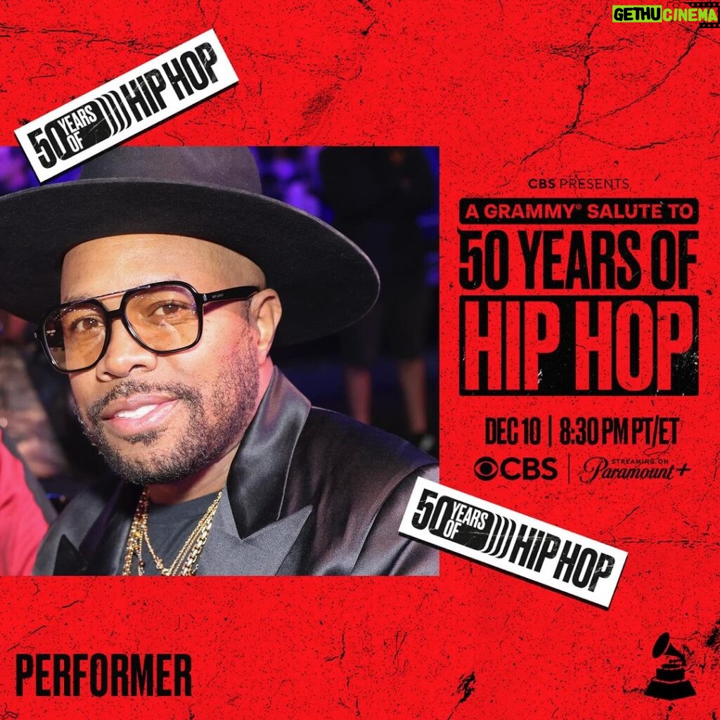 D-Nice Instagram - It was an honor to participate! Thank you to the GRAMMY Family! Join us in celebrating A GRAMMY Salute to 50 Years of Hip Hop, Sunday Dec. 10 on @CBStv! #GRAMMYSaluteHipHop50 @recordingacademy