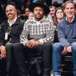 D-Nice Instagram - Court side at the Nets vs Hornets with my buddy Ian. Then ran into some hip-hop family. @cassidy_larsiny @mainohustlehard @aboogievsartist @lilmama RP: @brooklynnets