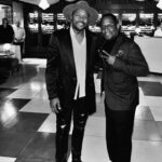 D-Nice Instagram - Thank you to the entire @highergroundmedia team for inviting me to rock their holiday event last night. Highlight of my night was seeing @martinlawrence. Marty Mar! 👊🏾👊🏾👊🏾 BTW, 44 is the only person that can call me DJ Nice. 😂😂😂