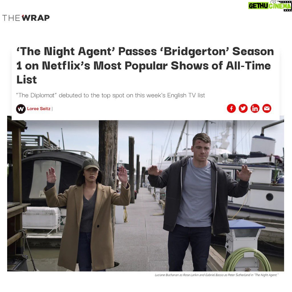 D.B. Woodside Instagram - Congratulations to the cast, @mfkidd and the absolutely amazing writing staff of season one who deserve to be celebrated by name!😉 Tiffany Ho Seth Fisher Munis Rashid Corey Deshon Imogen Browder Congratulations! 🤗❤️🍾🎉🎈 #TheNightAgent #netflix #sonytv