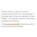 D.B. Woodside Instagram - I am truly honored to be a commencement speaker on Saturday at my undergrad alma mater, @ualbany. I have many fond student memories from there which shaped me not only as an actor but as a person too. I look forward to sharing some thoughts with the class of 2023! #ualbany #greatdanes #purpleandgold 💜💛