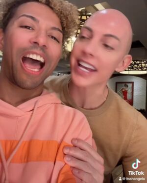 D.J. 'Shangela' Pierce Instagram - It’s a celebration everytime we link up @alyssaedwards_1 😂💕🫶🏽🥂