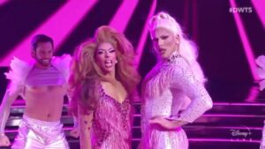 D.J. 'Shangela' Pierce Instagram - AN ICONIC MOMENT THAT PLAYS DAILY IN MY MIND … our freestyle Finale performance from @dancingwiththestars 💃🏽🪩 debuting my pro @glebsavchenkoofficial as “Natasha” … Now yall KNOW I have a fun, detailed story that’ll be a chapter one day in the inevitable Shangie memoir, but today I’ll just say “baby, I waited all season … I hoped and prayed… for the chance to fully showcase our world of DRAG in the Ballroom. And when we completed this performance I knew we’d made a MOMENT.” I still can remember every move, every sound, every feeling like yesterday. And to get those 10s from the judges (especially from u Mister Len 🕊️) was icing on the ballroom cake. Thank y’all for voting and helping us have this opportunity. And thank u to EVERYONE (especially u Gleb) for bringing this vision to life, and to Mother @rupaulofficial for agreeing to clear the #CallMeMother song and allowing me to perform it on television. I’ll forever be grateful. ❤️ Good luck to all the DWTS pros and finalists tonite!! 🪩