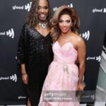 D.J. "Shangela" Pierce Instagram - Pics from the pull up last night 🎉… celebrating @glaad and its Governors Award from the @televisionacad. Thank u @kathyhilton for inviting us into your home and hosting such a fabulous toast to the future of LGBTQ+ representation! More pics to come … photo cred: Stefanie Keenan/Getty Images Wig styling @walliecruz Wig @itssammyhair Makeup by me 💕 Dress @angelayalacouture Shoes @stevemadden Necklace from a sweet fan in a meet n greet (thank u 🫶🏽) Bel Air, California