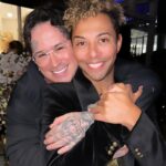 D.J. "Shangela" Pierce Instagram - My Rokael ❤️ I love u friend and I’m SO PROUD of You!!!! Congrats on your newest @rokaelbeauty golden launch tonite. Can’t wait to unbox!!! 💛💋 Great running into friends @patrickstarrr @hankandhenry_ and having a Wadley family outing with my kidz @nickvosian @liamrileycb 😁 SWIPE >>> last slide is from the first time @rokaelbeauty painted baby Shangie back in 2011! Look at life!!! Los Angeles, California