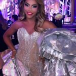 D.J. "Shangela" Pierce Instagram - Childddd, we had a TIME last night!! 😁 It was a @dancingwiththestars family reunion as my crispy legs and I returned to the ballroom for the first time since last year’s finale. I got my LIFE - huggin the pros, hollering for the contestants, poppin’ my Halleloo fan at the judges and trying to snap pic after pic (these are just a few). Wow, it felt great to be back - and on a fierce night with an ending that left me gagged. (No spoilers here … but let me just say I met and witnessed the eliminated dancer in person and this fab and kind person and their pro WERQ’D IT!!! … but no farewell is ever final… be PROUD y’all!💕) Shoutout to all my fab friends that had the doll’s glam on POINT! Fashion @waltercollection Makeup @lushiousmassacr Wig Stylist @walliecruz Wig Creator @itssammyhair Photog @liamrileycb And thank u to all y’all fans who carried me thru my time on DWTS with so much love! #TeamHalleloo4Life Xo ❤️💃🏽🪩 Los Angeles, California