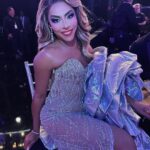 D.J. "Shangela" Pierce Instagram - @dancingwiththestars ❤️ Dress @waltercollection MUA @lushiousmassacr Wig Stylist @walliecruz