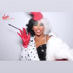 D.J. "Shangela" Pierce Instagram - Cruella vs Estella 🖤🤍 thx for a fun night Dallas!! @virginhotelsdal